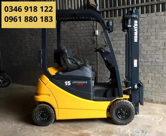 XE NÂNG ĐIỆN NGỒI LÁI KOMATSU - 2018